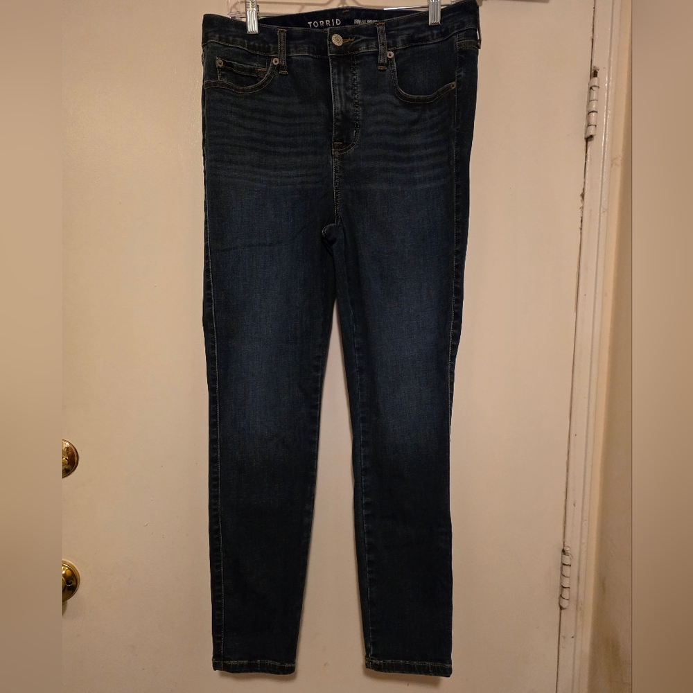 Torrid Dark Blue Women's Trio Fit Skinny Jeans